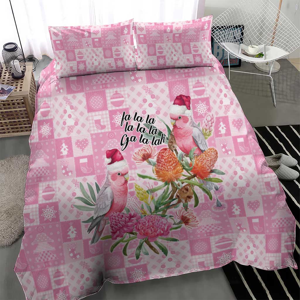 Sweet Pink Cockatoo’s Aussie Santa Bedding Set Australia Christmas Vibes - Aussie Hoodie
