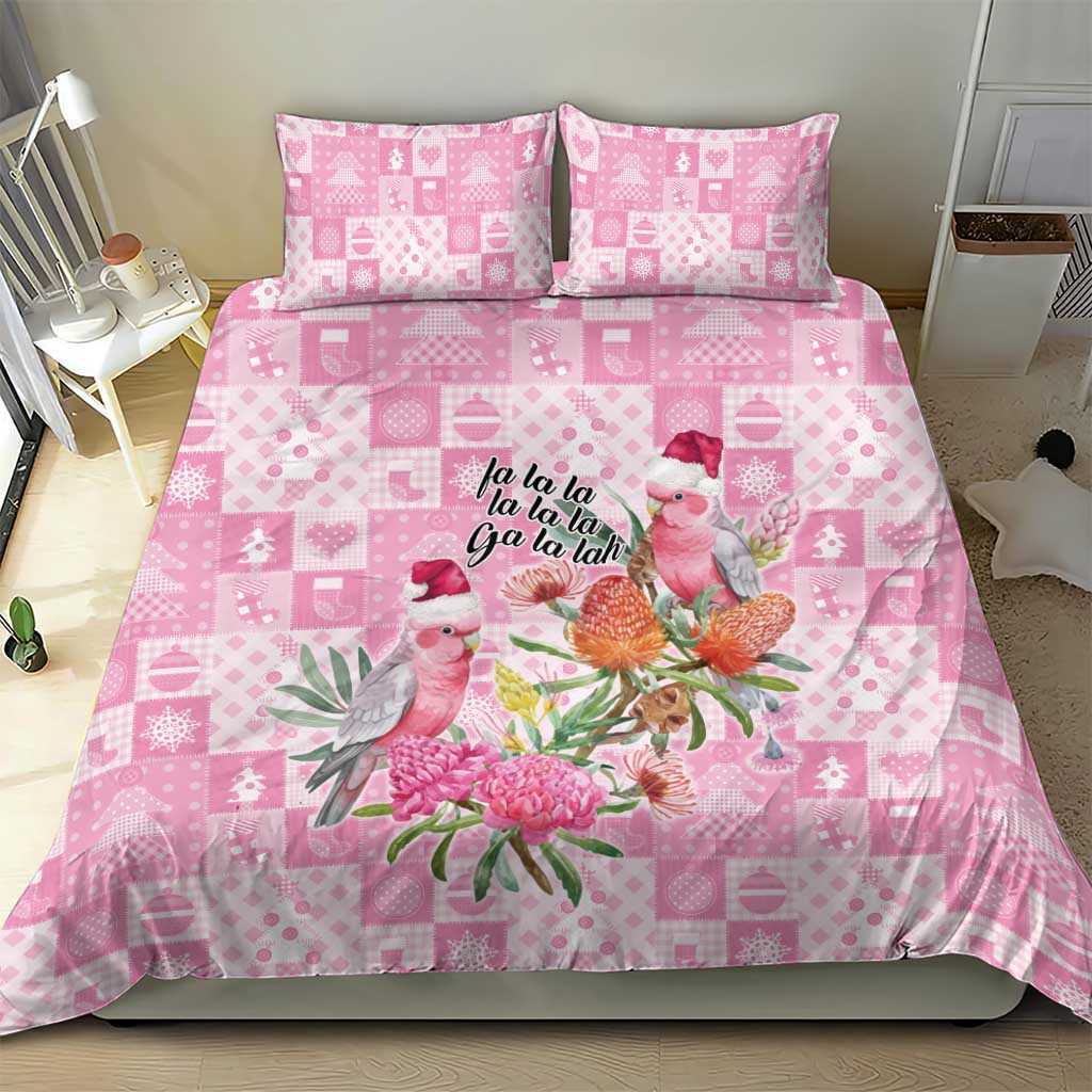 Sweet Pink Cockatoo’s Aussie Santa Bedding Set Australia Christmas Vibes - Aussie Hoodie