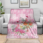 Sweet Pink Cockatoo’s Aussie Santa Blanket Australia Christmas Vibes - Aussie Hoodie