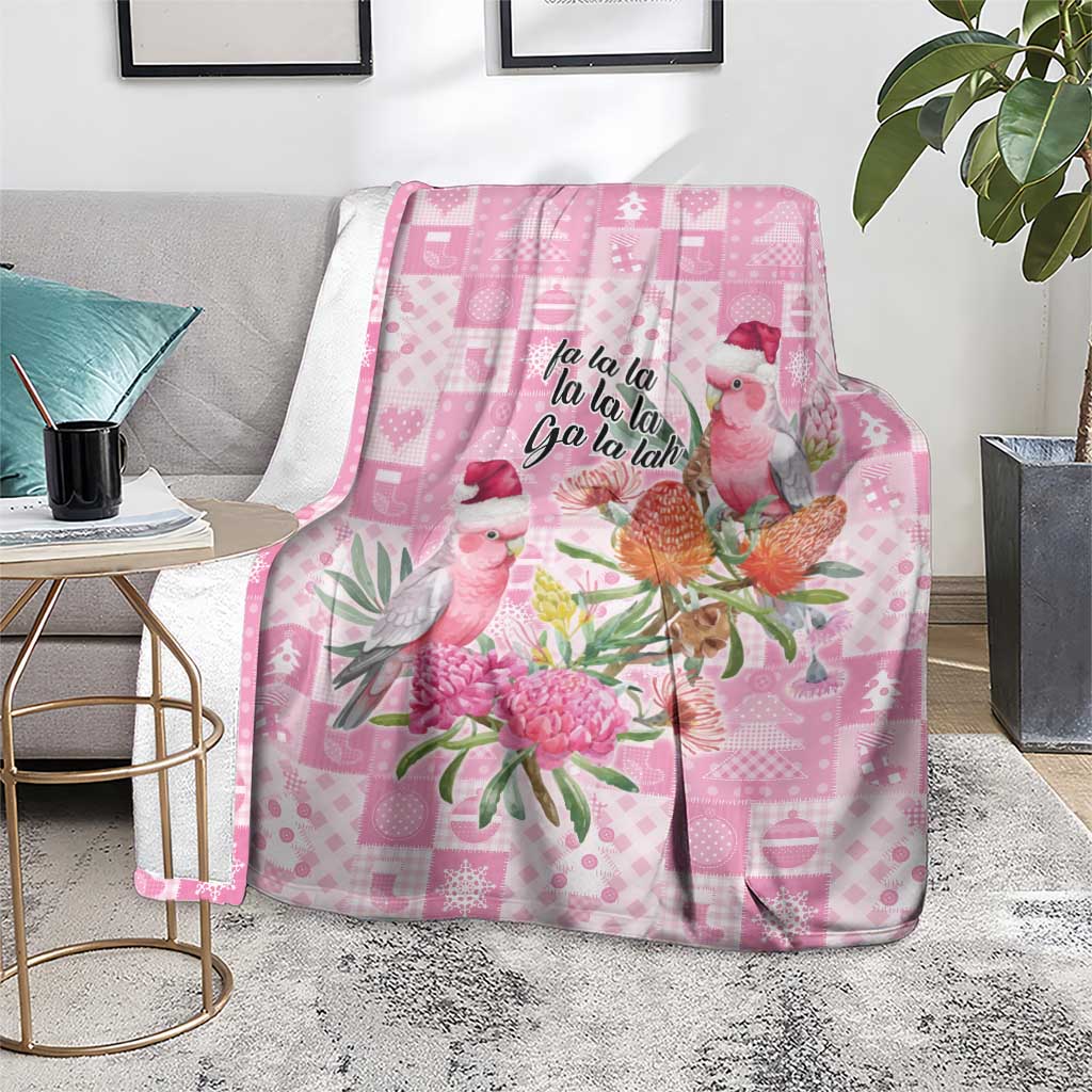 Sweet Pink Cockatoo’s Aussie Santa Blanket Australia Christmas Vibes - Aussie Hoodie