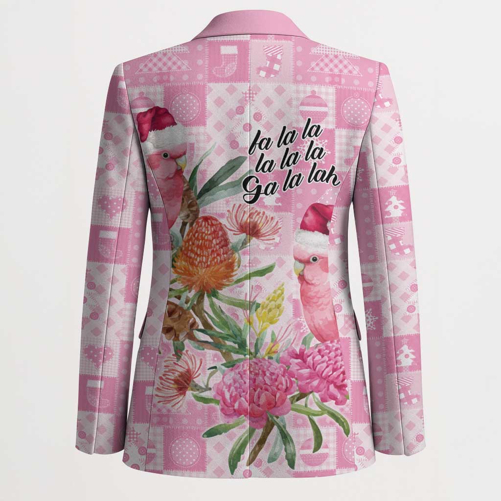Sweet Pink Cockatoo’s Aussie Santa Blazer Australia Christmas Vibes - Aussie Hoodie