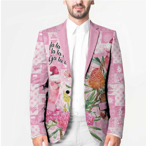 Sweet Pink Cockatoo’s Aussie Santa Blazer Australia Christmas Vibes - Aussie Hoodie