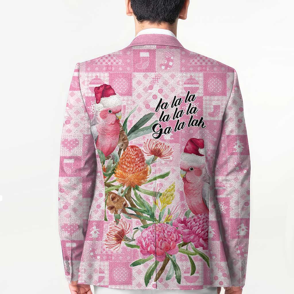 Sweet Pink Cockatoo’s Aussie Santa Blazer Australia Christmas Vibes - Aussie Hoodie