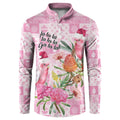 Sweet Pink Cockatoo’s Aussie Santa Button Sweatshirt Australia Christmas Vibes - Aussie Hoodie