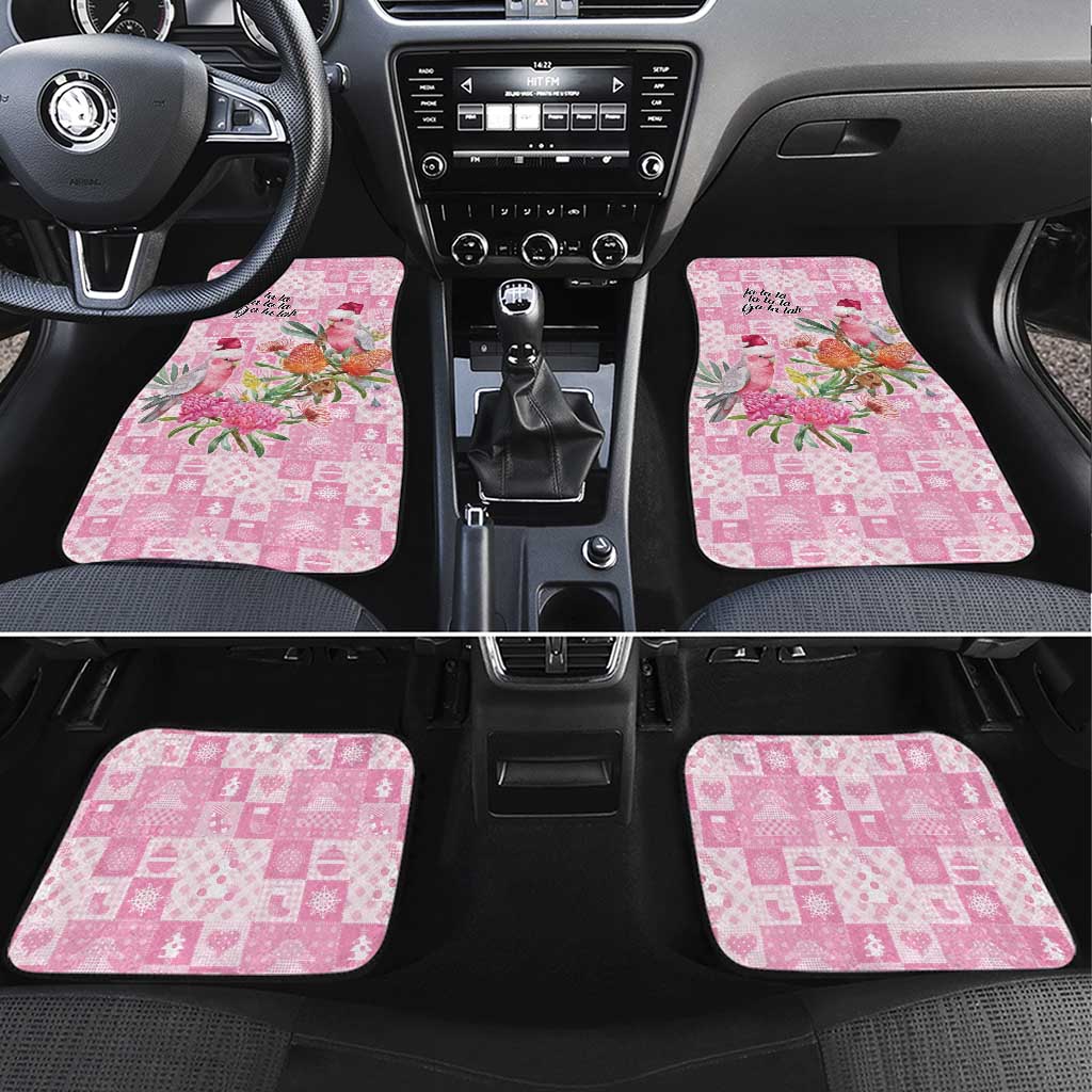 Sweet Pink Cockatoo’s Aussie Santa Car Mats Australia Christmas Vibes - Aussie Hoodie