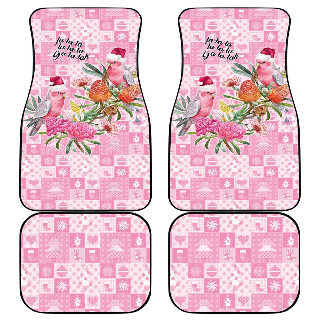 Sweet Pink Cockatoo’s Aussie Santa Car Mats Australia Christmas Vibes - Aussie Hoodie