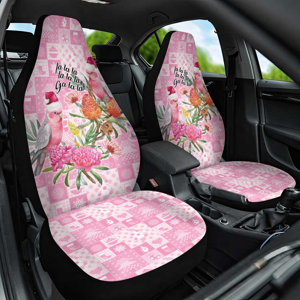 Sweet Pink Cockatoo’s Aussie Santa Car Seat Cover Australia Christmas Vibes - Aussie Hoodie