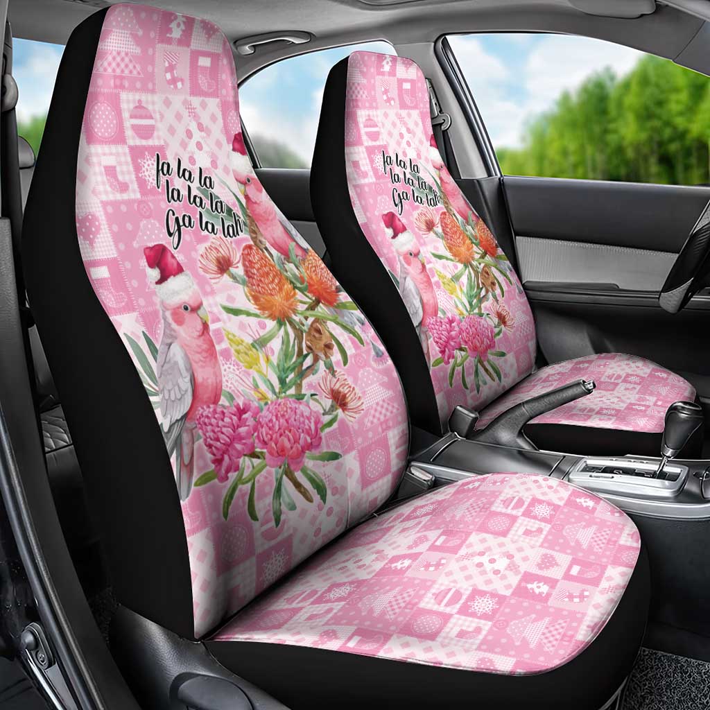 Sweet Pink Cockatoo’s Aussie Santa Car Seat Cover Australia Christmas Vibes - Aussie Hoodie