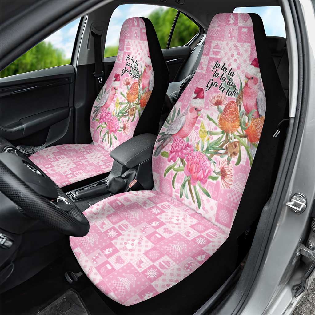 Sweet Pink Cockatoo’s Aussie Santa Car Seat Cover Australia Christmas Vibes - Aussie Hoodie