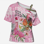 Sweet Pink Cockatoo’s Aussie Santa Cross Shoulder Shirt Australia Christmas Vibes - Aussie Hoodie