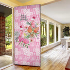 Sweet Pink Cockatoo’s Aussie Santa Door Cover Australia Christmas Vibes - Aussie Hoodie
