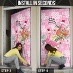 Sweet Pink Cockatoo’s Aussie Santa Door Cover Australia Christmas Vibes - Aussie Hoodie