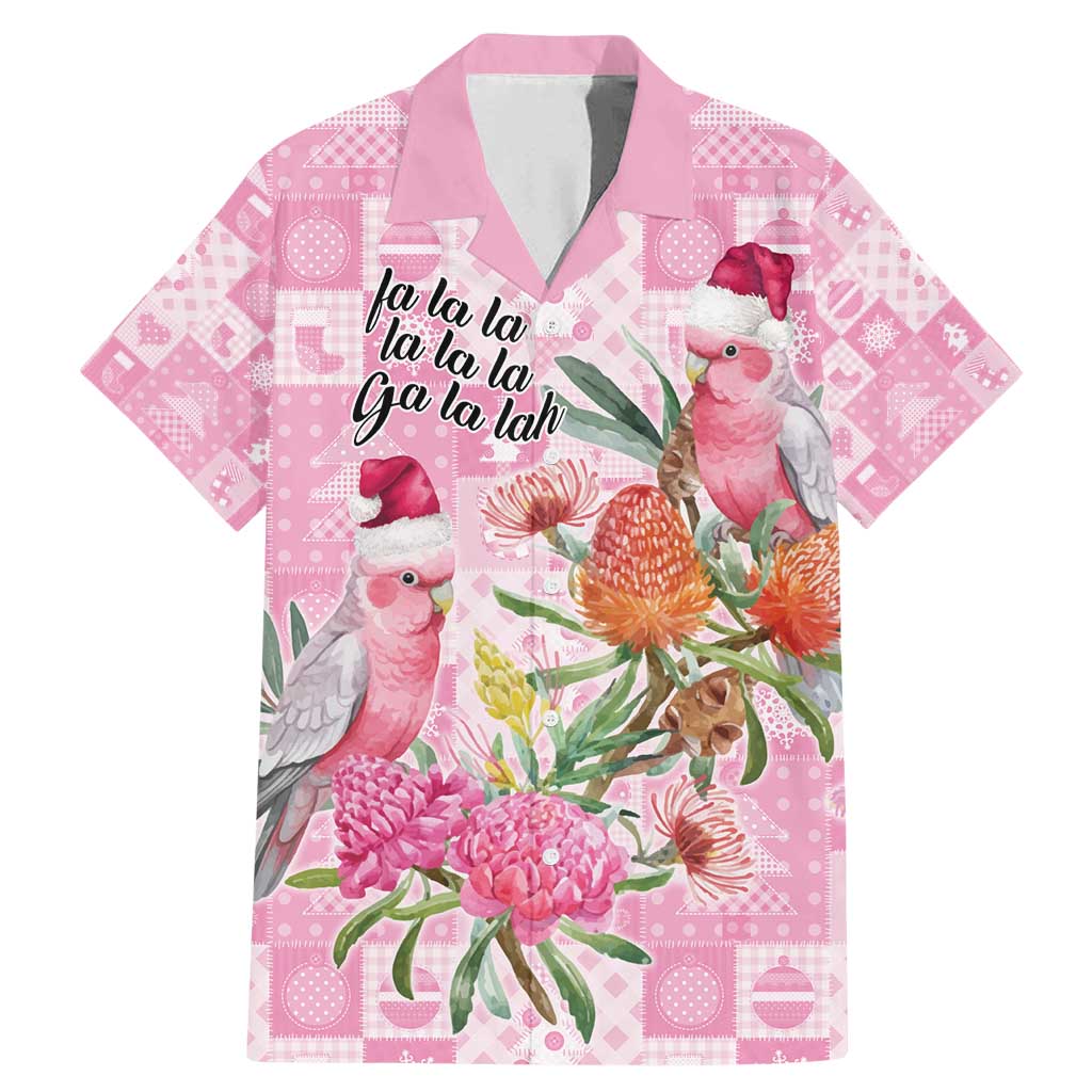 Sweet Pink Cockatoo’s Aussie Santa Family Matching Mermaid Dress and Hawaiian Shirt Australia Christmas Vibes - Aussie Hoodie