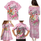 Sweet Pink Cockatoo’s Aussie Santa Family Matching Puletasi and Hawaiian Shirt Australia Christmas Vibes - Aussie Hoodie