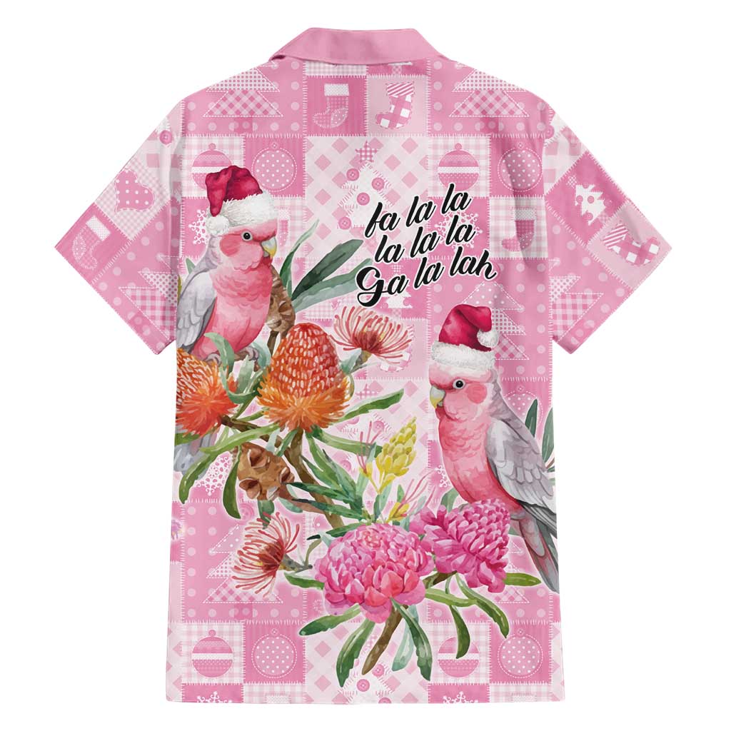 Sweet Pink Cockatoo’s Aussie Santa Family Matching Puletasi and Hawaiian Shirt Australia Christmas Vibes - Aussie Hoodie