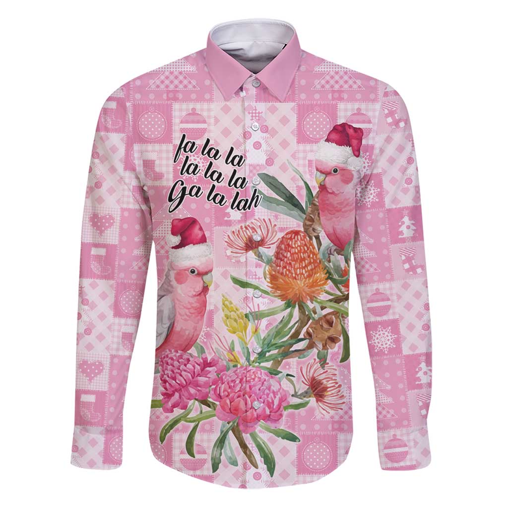 Sweet Pink Cockatoo’s Aussie Santa Family Matching Puletasi and Hawaiian Shirt Australia Christmas Vibes - Aussie Hoodie