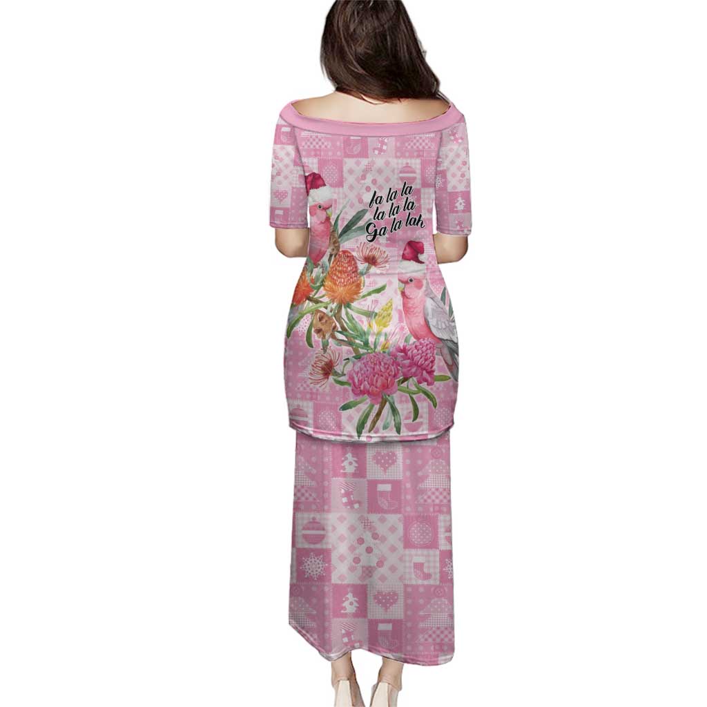 Sweet Pink Cockatoo’s Aussie Santa Family Matching Puletasi and Hawaiian Shirt Australia Christmas Vibes - Aussie Hoodie