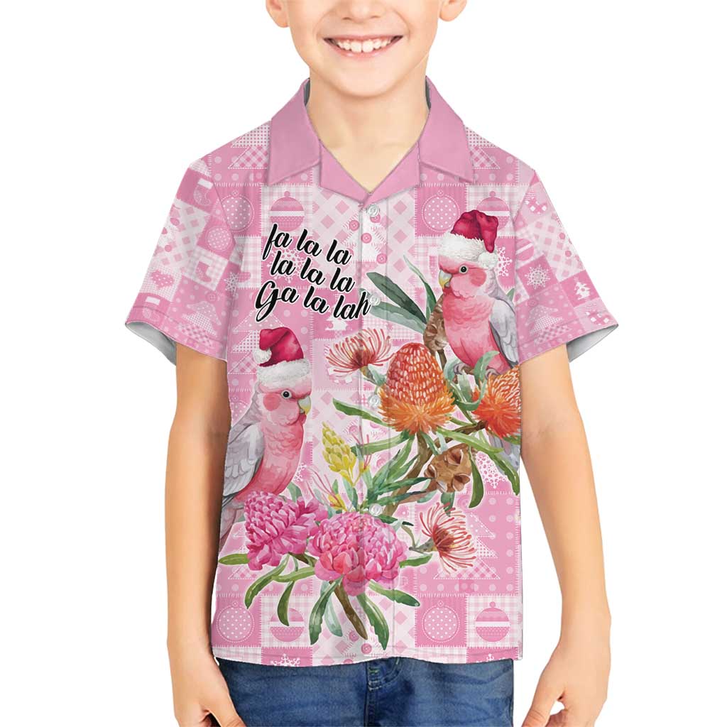 Sweet Pink Cockatoo’s Aussie Santa Family Matching Tank Maxi Dress and Hawaiian Shirt Australia Christmas Vibes - Aussie Hoodie