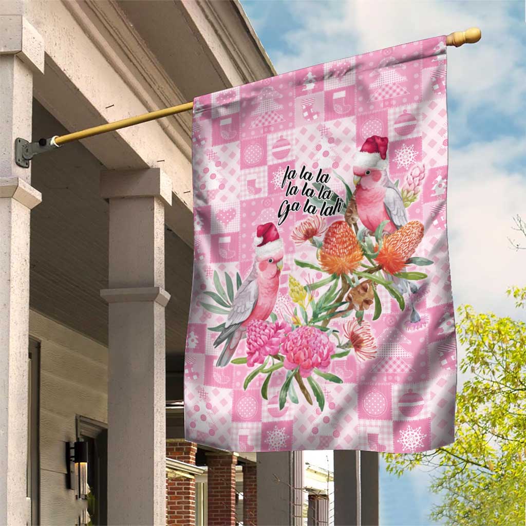 Sweet Pink Cockatoo’s Aussie Santa Garden Flag Australia Christmas Vibes - Aussie Hoodie