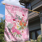 Sweet Pink Cockatoo’s Aussie Santa Garden Flag Australia Christmas Vibes - Aussie Hoodie