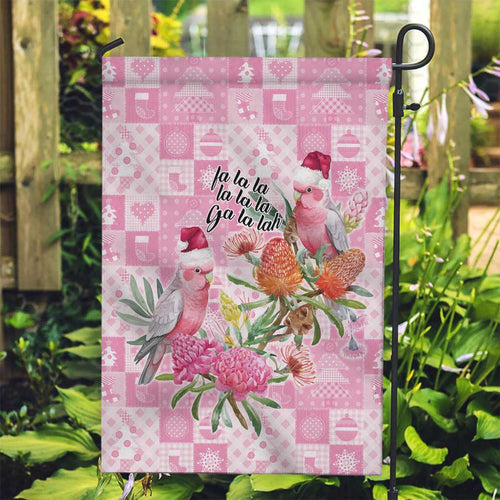 Sweet Pink Cockatoo’s Aussie Santa Garden Flag Australia Christmas Vibes - Aussie Hoodie
