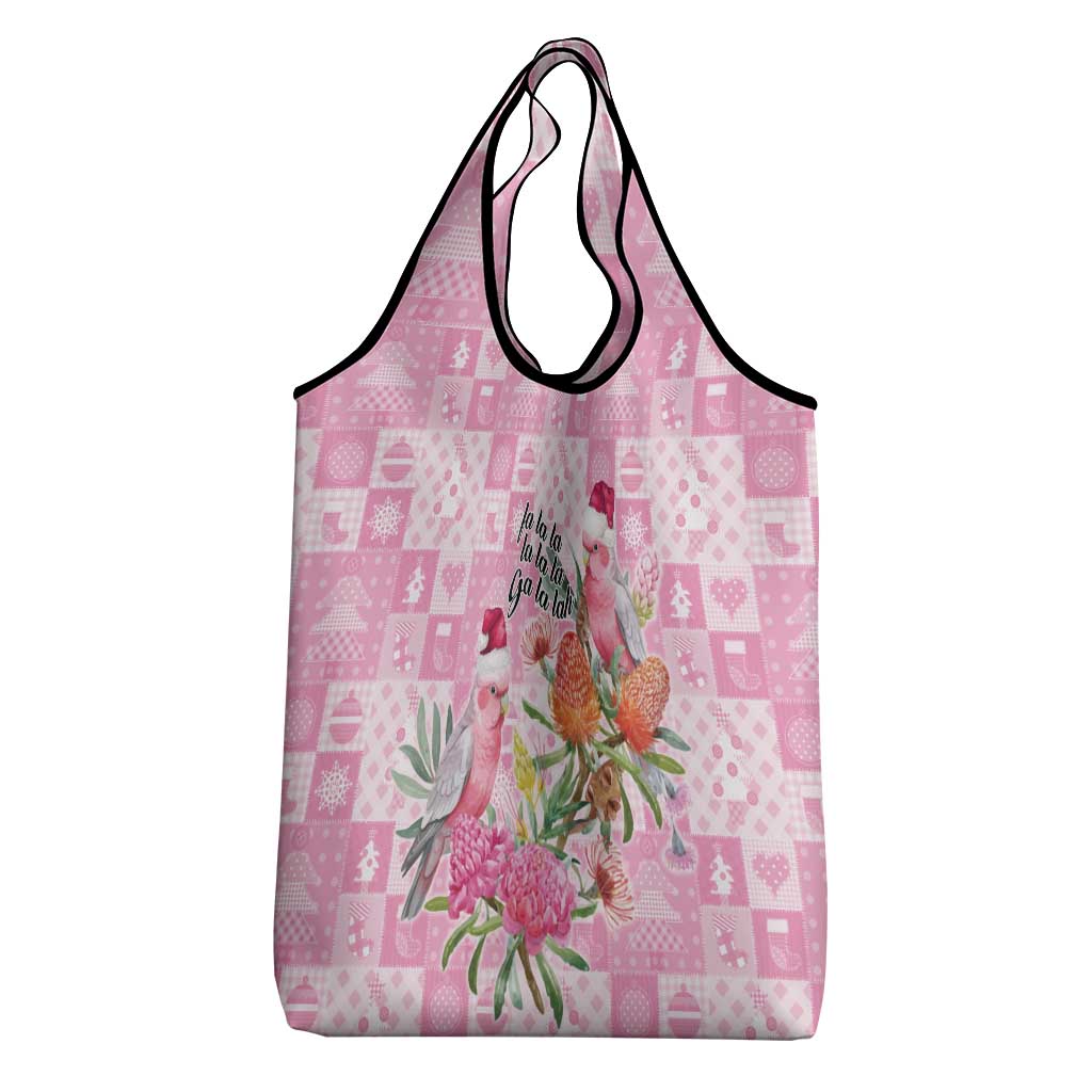 Sweet Pink Cockatoo’s Aussie Santa Grocery Bag Australia Christmas Vibes - Aussie Hoodie