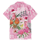 Sweet Pink Cockatoo’s Aussie Santa Hawaiian Shirt Australia Christmas Vibes - Aussie Hoodie