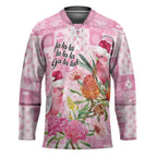 Sweet Pink Cockatoo���s Aussie Santa Hockey Jersey Australia Christmas Vibes - Aussie Hoodie