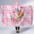 Sweet Pink Cockatoo’s Aussie Santa Hooded Blanket Australia Christmas Vibes - Aussie Hoodie