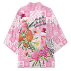 Sweet Pink Cockatoo’s Aussie Santa Kimono Australia Christmas Vibes - Aussie Hoodie