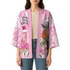 Sweet Pink Cockatoo’s Aussie Santa Kimono Australia Christmas Vibes - Aussie Hoodie