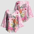 Sweet Pink Cockatoo’s Aussie Santa Kimono Sleeve Blouse Australia Christmas Vibes - Aussie Hoodie