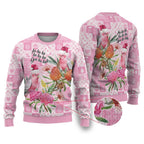 Sweet Pink Cockatoo’s Aussie Santa Ugly Christmas Sweater Australia Christmas Vibes - Aussie Hoodie