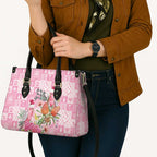 Sweet Pink Cockatoo’s Aussie Santa Leather Bag Australia Christmas Vibes - Aussie Hoodie