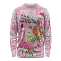 Sweet Pink Cockatoo’s Aussie Santa Long Sleeve Shirt Australia Christmas Vibes - Aussie Hoodie