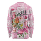 Sweet Pink Cockatoo’s Aussie Santa Long Sleeve Shirt Australia Christmas Vibes - Aussie Hoodie