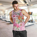 Sweet Pink Cockatoo’s Aussie Santa Men Tank Top Australia Christmas Vibes - Aussie Hoodie