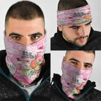 Sweet Pink Cockatoo’s Aussie Santa Neck Gaiter Australia Christmas Vibes - Aussie Hoodie