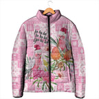 Sweet Pink Cockatoo’s Aussie Santa Padded Jacket Australia Christmas Vibes - Aussie Hoodie