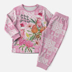 Sweet Pink Cockatoo’s Aussie Santa Christmas Pajama Set Australia Christmas Vibes - Aussie Hoodie