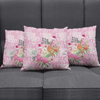 Sweet Pink Cockatoo’s Aussie Santa Pillow Cover Australia Christmas Vibes - Aussie Hoodie