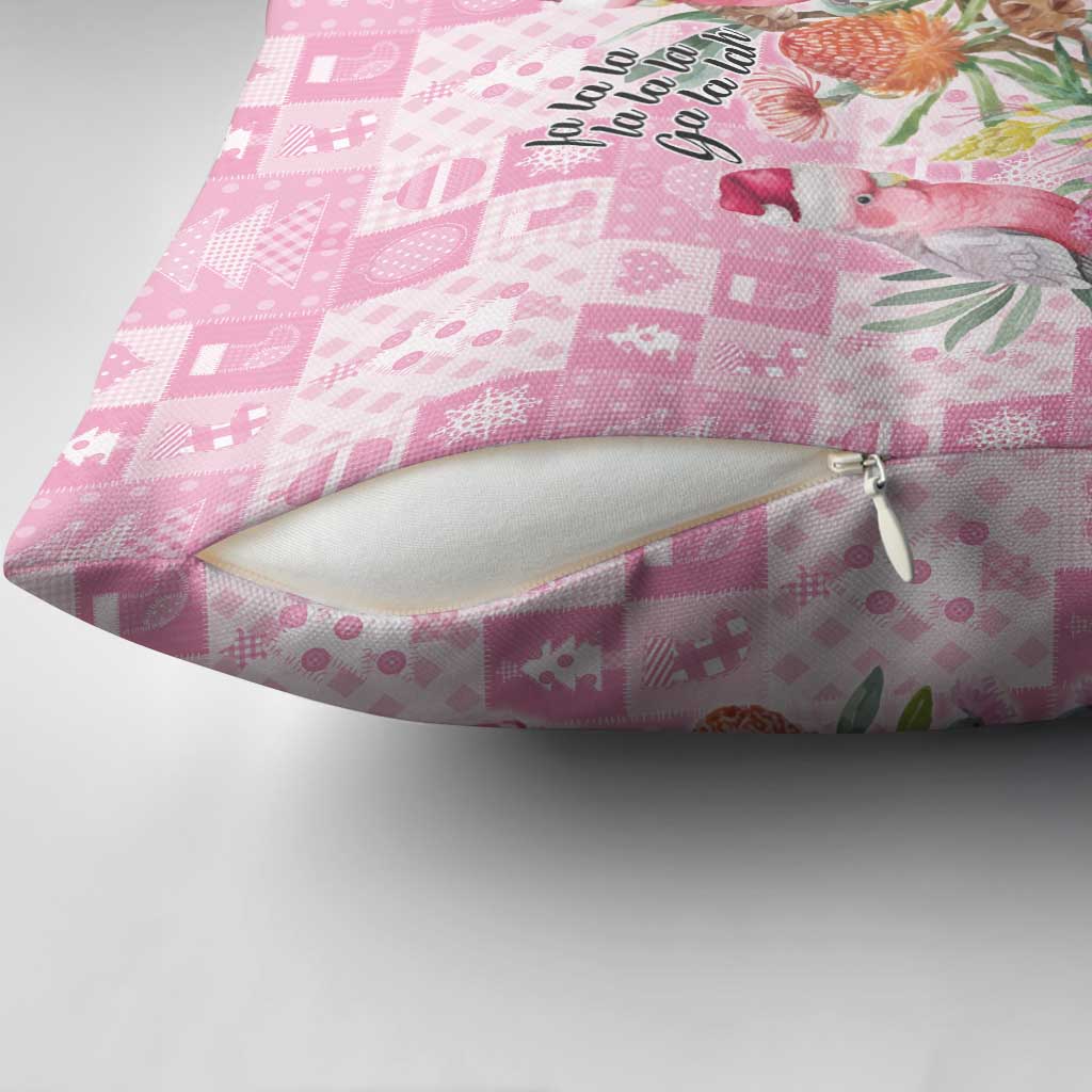 Sweet Pink Cockatoo’s Aussie Santa Pillow Cover Australia Christmas Vibes - Aussie Hoodie