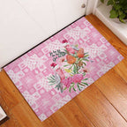 Sweet Pink Cockatoo’s Aussie Santa Rubber Doormat Australia Christmas Vibes - Aussie Hoodie