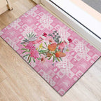 Sweet Pink Cockatoo’s Aussie Santa Rubber Doormat Australia Christmas Vibes - Aussie Hoodie