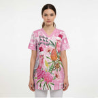 Sweet Pink Cockatoo’s Aussie Santa Scrub Top Australia Christmas Vibes - Aussie Hoodie