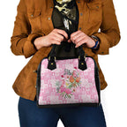 Sweet Pink Cockatoo’s Aussie Santa Shoulder Handbag Australia Christmas Vibes - Aussie Hoodie