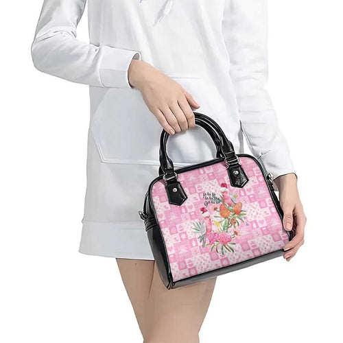 Sweet Pink Cockatoo’s Aussie Santa Shoulder Handbag Australia Christmas Vibes - Aussie Hoodie