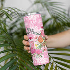 Sweet Pink Cockatoo’s Aussie Santa Skinny Tumbler Australia Christmas Vibes - Aussie Hoodie