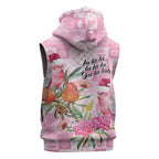 Sweet Pink Cockatoo’s Aussie Santa Sleeveless Hoodie Australia Christmas Vibes - Aussie Hoodie