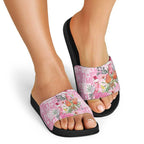 Sweet Pink Cockatoo’s Aussie Santa Slide Sandals Australia Christmas Vibes - Aussie Hoodie